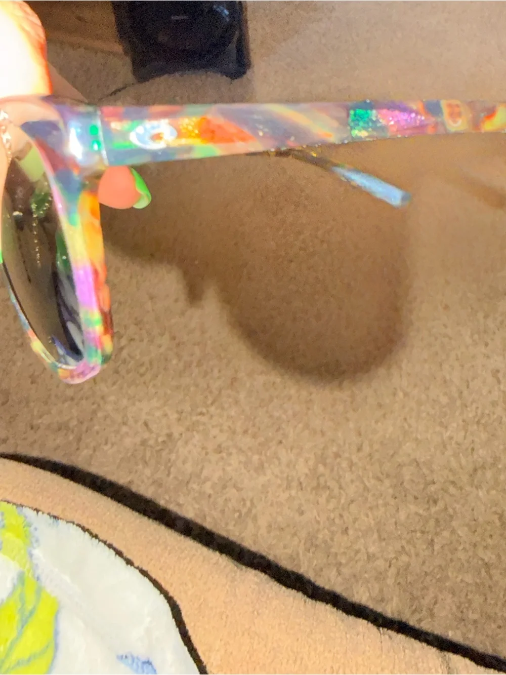 Costa Tortoiseshell Frame Sunglasses with Dark Lenses